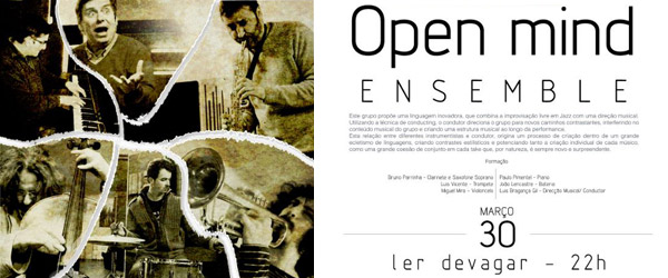 Open Mind @ Ler Devagar (30.03.2013)