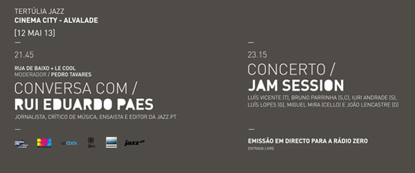 Tertúlias Jazz | Cinema City Classic Alvalade