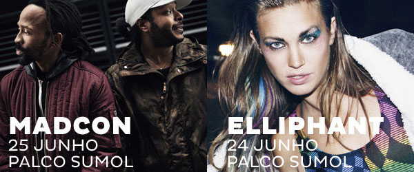 Primeiras confirmações Sumol Summer Fest 2016: Madcon e Elliphant